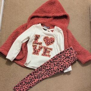 Limited Too Pink and White Kids Matching Set